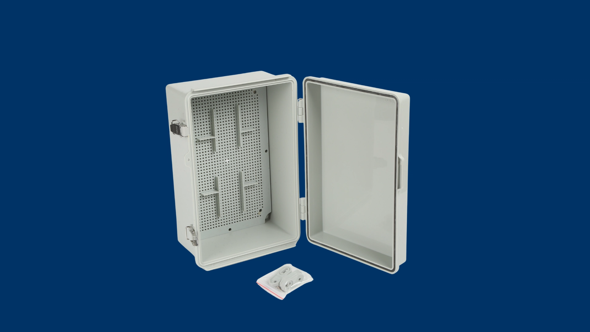 Another image of the metal latch junction box